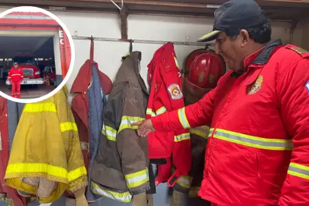 Bomberos sobre incendios forestales