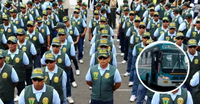 PNP anuncia que personal terna estar en buses de transporte pblico.