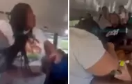 Esposa descubre a la amante de su marido en el bus y protagonizan TERRIBLE escena