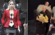 ES CINE! Lady Gaga sorprende a fans repartiendo canchita durante proyeccin de 'Joker 2'