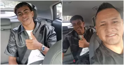 Taxista peruano sorprende a su sobrina con saludo de Lamine Yamal