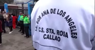 Padres denuncian que pelea escolar termin en balacera en el Callao.