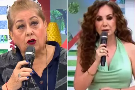 Mam de Milett y Janet Barboza discuten en vivo.