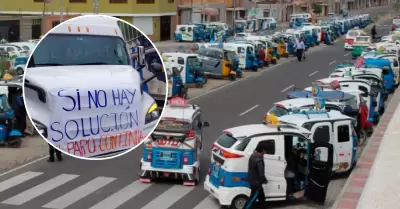 Gremio de mototaxis se unir a paro de transportistas.