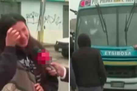 Joven llora tras ser bajada abruptamente de un bus de Etsibosa.