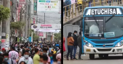 Comerciantes de Gamarra se solidarizaron con transportistas.