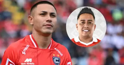 Jean Deza y Christian Cueva fueron compaeros en Alianza Lima.