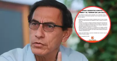 Martn Vizcarra cuestiona pronunciamiento de FP.