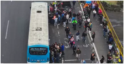 Paro de transportistas.