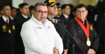 Ministro del Interior y distritos en estado de emergencia