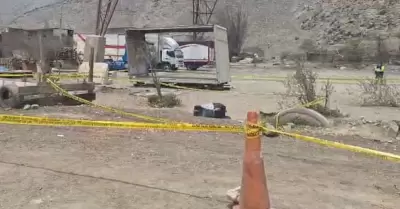 Descubren cuerpo sin vida al interior de maleta en Carapongo.