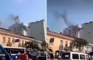 Cercado de Lima: Alarmante! Se registra fuerte incendio en edificio de la Av. Nicols de Pirola