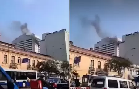 Incendio en Cercado de Lima.