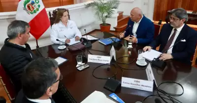 Dina Boluarte y alcaldes de Lima se reunieron en Palacio de Gobierno.