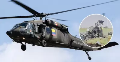 Accidente de helicptero de la Fuerza Area ha enlutado a toda Colombia