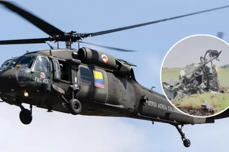 Accidente de helicptero de la Fuerza Area ha enlutado a toda Colombia