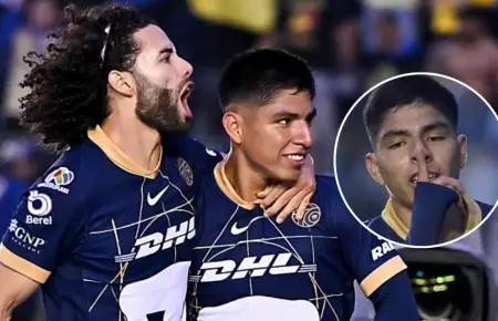 Piero Quispe anot el nico gol en la victoria de Pumas UNAM