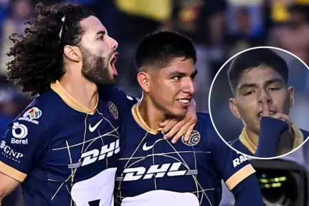 Piero Quispe anot el nico gol en la victoria de Pumas UNAM