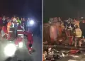 Tragedia en Tacna: Triple choque en carretera Costanera deja 10 muertos y 16 heridos