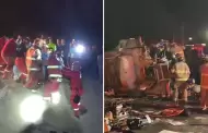 Tragedia en Tacna: Triple choque en carretera Costanera deja 10 muertos y 16 heridos