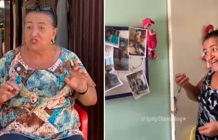 Mujer emprende vendiendo chismes en su barrio.