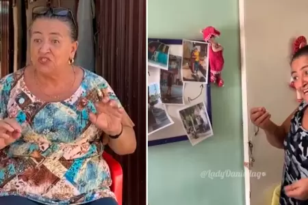 Mujer emprende vendiendo chismes en su barrio.