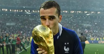 Antoine Griezmann se coron campen del mundo con Francia en Rusia 2018.