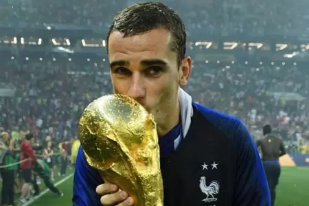 Antoine Griezmann se coron campen del mundo con Francia en Rusia 2018.