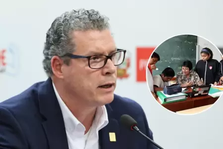 Morgan Quero anunci el presupuesto del Minedu para el 2025