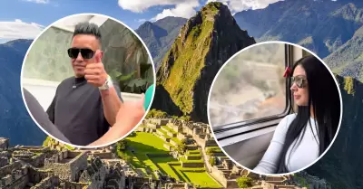 Cueva y La Franco juntos en Machu Picchu?