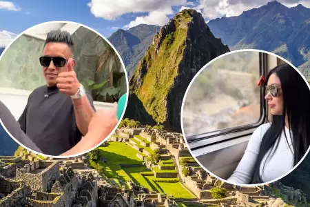 Cueva y La Franco juntos en Machu Picchu?