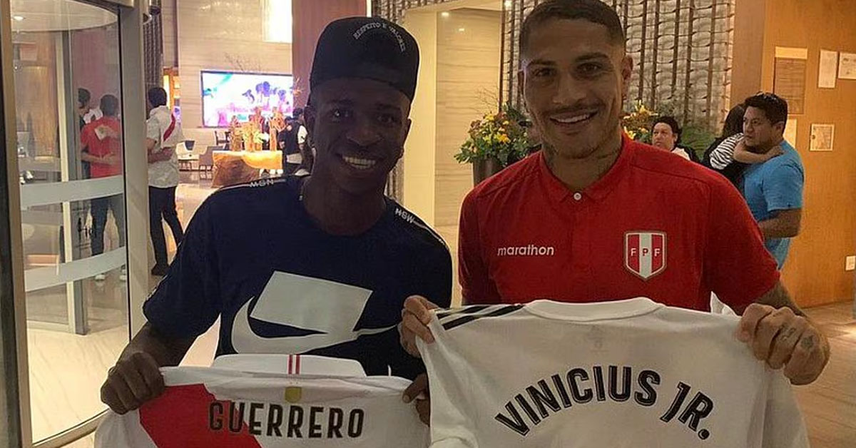 Paolo Guerrero y Vinicius cuentan con una amistad de muchos aos.