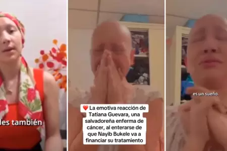 Bukele promete cubrir tratamiento a joven enferma de leucemia.