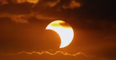 Eclipse solar en Per, hoy 2 de octubre.