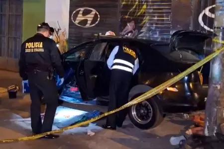 Taxista asesinado por presuntos sicarios en Ate.