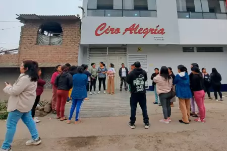 Menor fue detenido en exteriores de colegio Ciro Alegra.