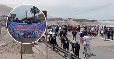 Paro de pescadores artesanales en Tacna.