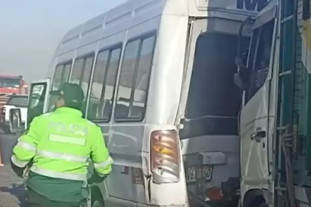 Accidente en Panamericana Sur deja 15 heridos