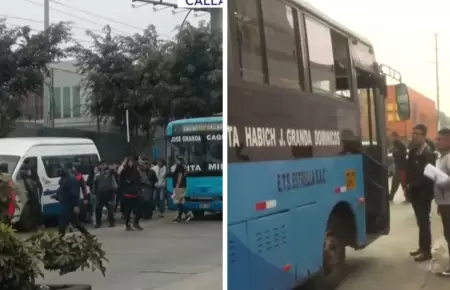 Paro de transportistas en el Callao