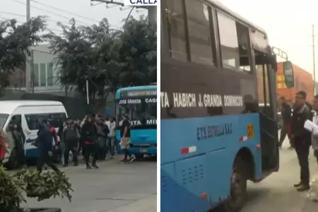 Paro de transportistas en el Callao