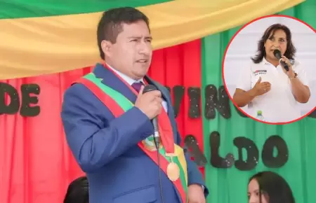 Alcalde de Pataz responde a Dina Boluarte.