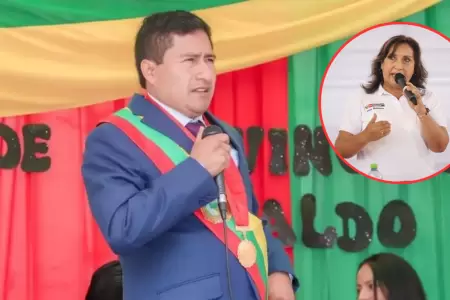 Alcalde de Pataz responde a Dina Boluarte.