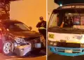 Accidente en San Isidro: Terrible! Choque entre cster y camioneta deja siete heridos