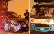 Accidente en San Isidro: Terrible! Choque entre cster y camioneta deja siete heridos