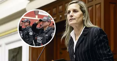 Maricarmen Alva exigi que la PNP sea equipada con lo necesario para combatir la