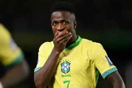 Brasil confirma la baja de Vinicius Junior para los duelos ante Chile y Per.