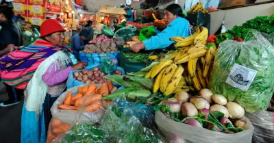 Escasez de alimentos en Bolivia.