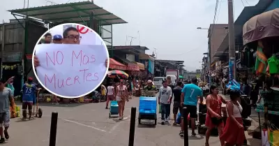 Mercados de Puente Piedra se unen al paro de transportistas.