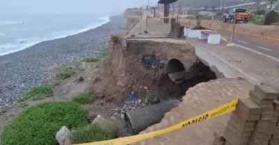 Costa Verde con agujero