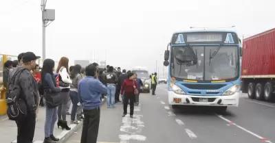 Qu lneas de transporte no circularan por el paro nacional?